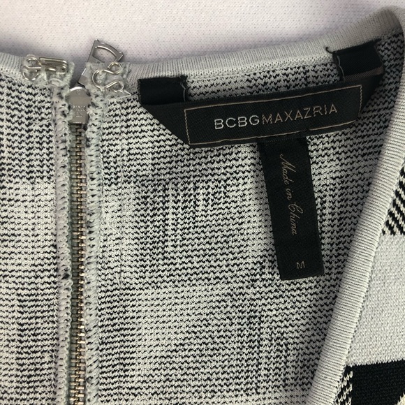 BCBGMaxazria bodycon bandage sleeveless dress Sz M - Picture 5 of 9